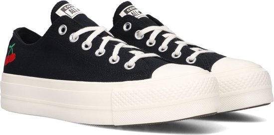 Converse Chuck Taylor All Star Lift Platform Hoge sneakers - Dames - Zwart - Maat 37,5