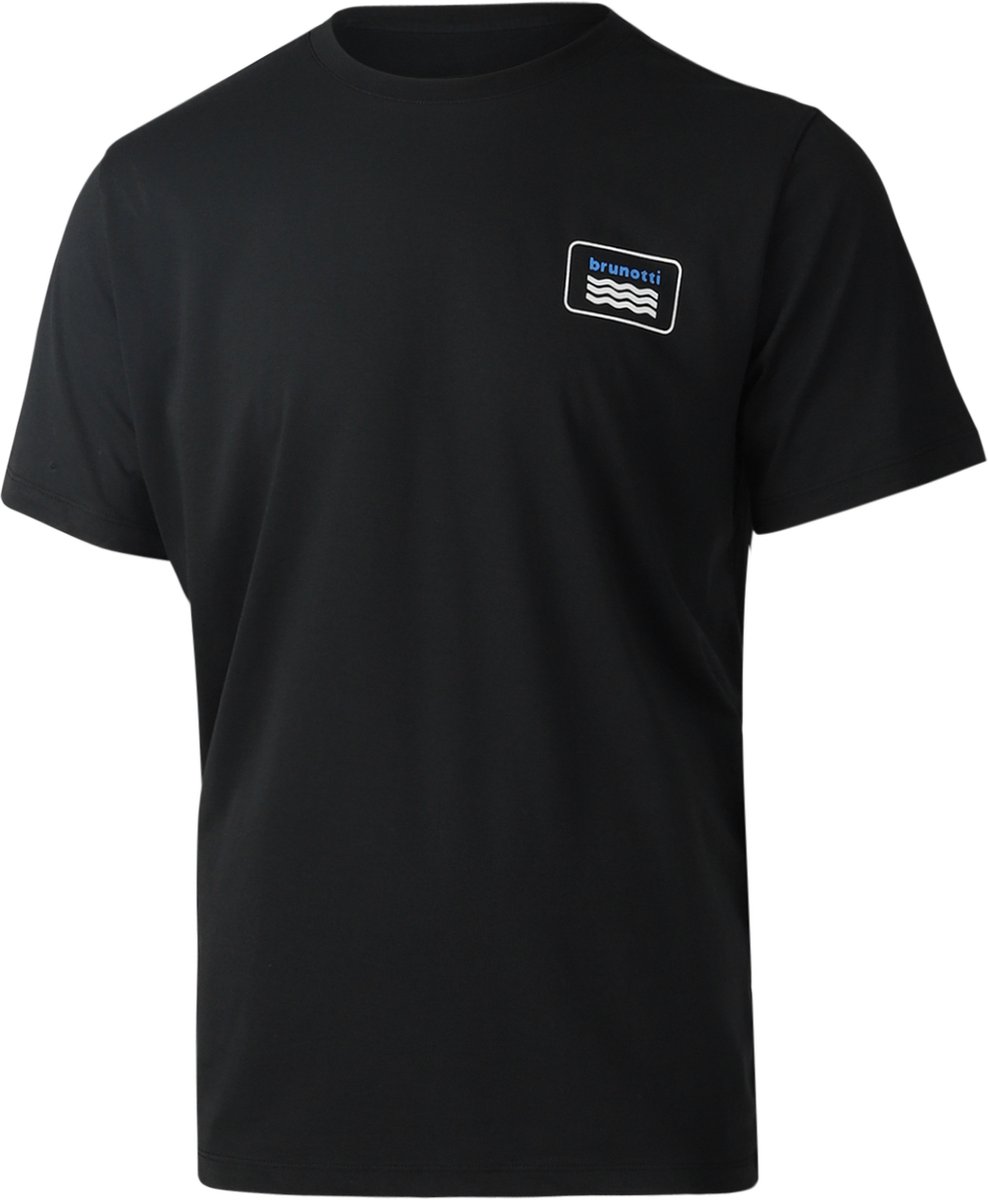 Brunotti Logo-Wave Heren T-shirt – M Zwart
