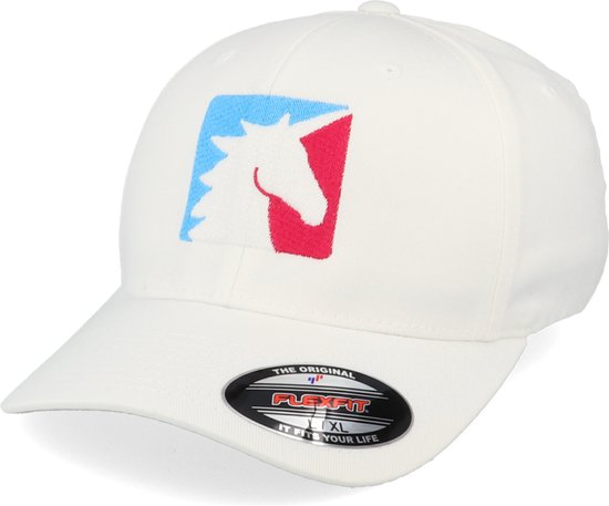 Hatstore- Unicorn Sport Logo White Flexfit - Unicorns Cap