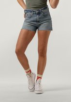 Lee Rider Short 3in Jeans Dames - Broek - Blauw - Maat 30