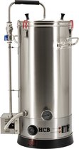 HCB® - Professioneel Bier Brouwsysteem om bier te brouwen- Brouwketel - 29 liter - 230V - RVS / INOX bierbrouwsysteem - 39x33x77.2 cm (BxDxH) - 15 kg