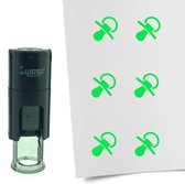 CombiCraft Stempel Speen 10mm rond - Groene inkt