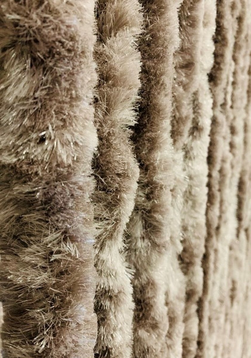 vliegengordijnenexpert Kattenstaart vliegengordijn Kattenstaart Taupe 90x220 cm