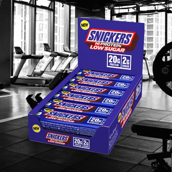 Snickers - Low Sugar High Protein Bar - 12 repen - Milk Chocolate - 20 Gram Proteïne van Merkloos — afbeelding 5