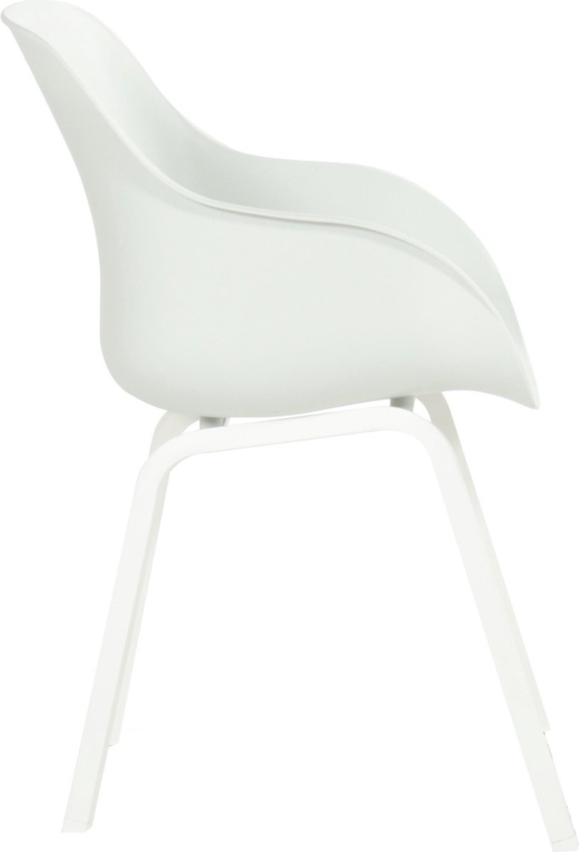 Hartman Le Soleil Element fauteuil dining - Blanc - pieds alu