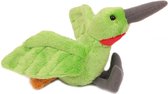 Pia Soft Toys Knuffeldier Kolibri vogel - zachte pluche stof - lichtgroen - kwaliteit knuffels - 10 cm - Tropische vogels