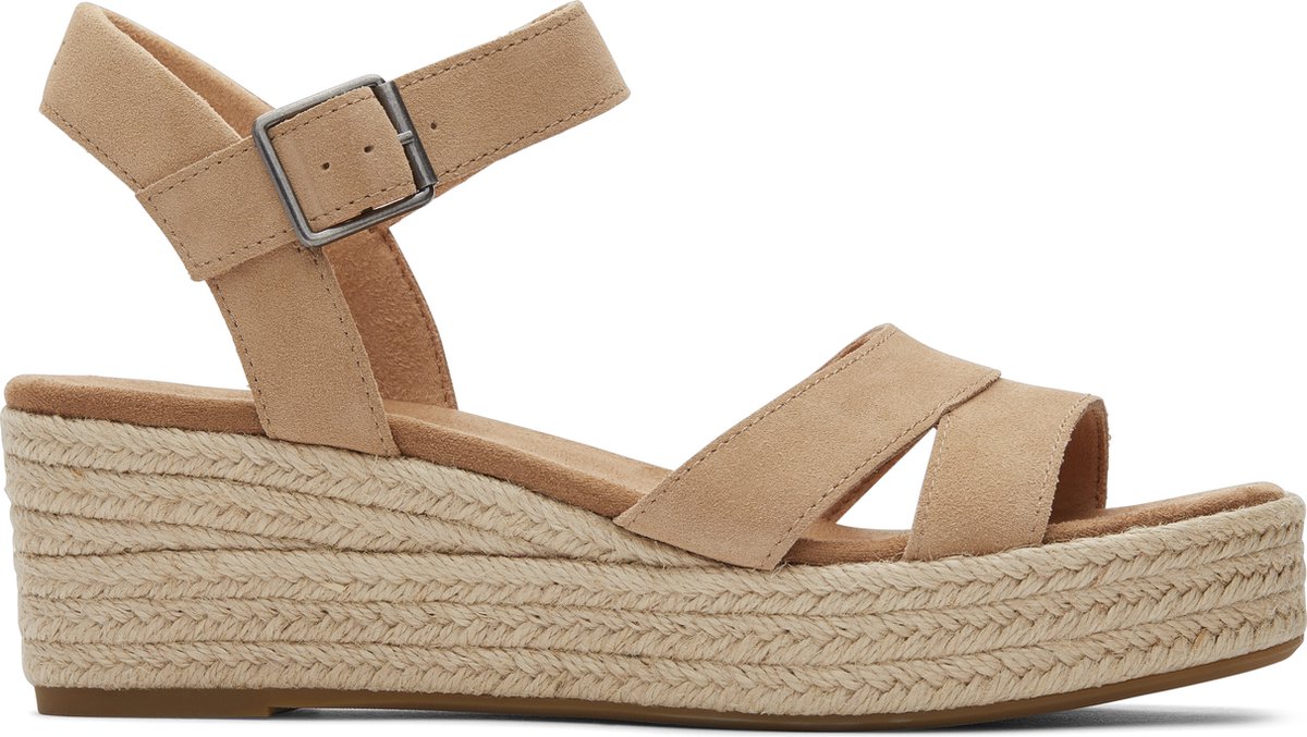 Dames sleehakken Toms Audrey Beige