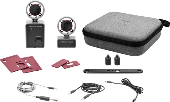 Austrian Audio MiCreator Satellite Microphone (addition for MiCreator Studio or Standalone, TRRS microphone with headphone jack, robust and compact metal housing