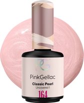 Pink Gellac 164 Classic Pearl Gellak 15ml - Witte Gel Nagellak - Gelnagellak - Gelnagels Producten - Gel Nails - Gelnagel