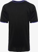 Dutchy kinder voetbal T-shirt zwart paars - Maat 134/140