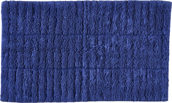 Zone Denmark Tiles Badmat 80 x 50 cm Indigo Blue