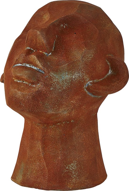 Beeld INGRID gezicht ornament cement 23 cm