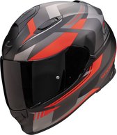 Scorpion EXO-491 Abilis Matt Black Silver Red XXL - Maat 2XL - Helm