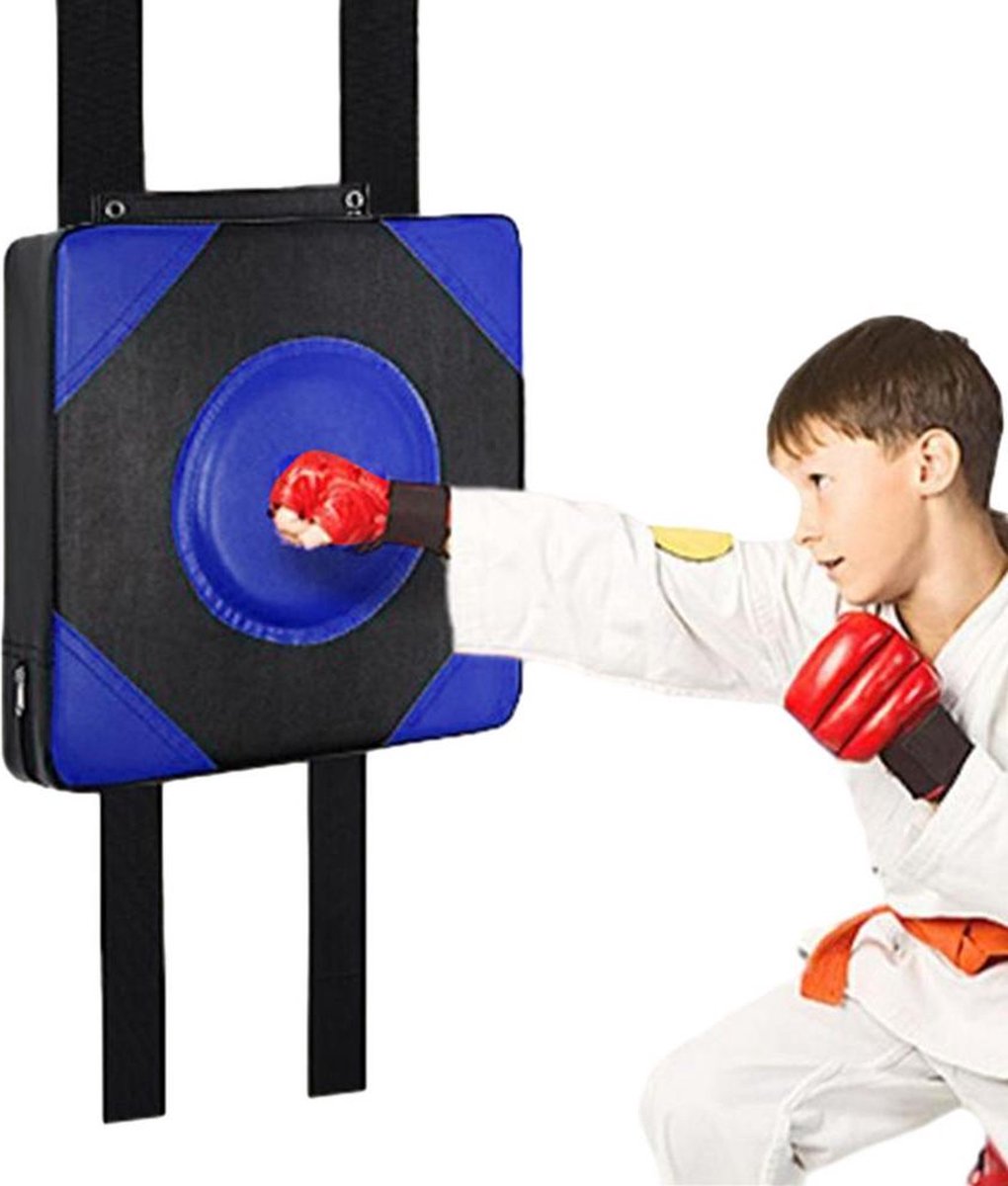 Toddmomy 1 Set Bokstrainingsapparatuur Boksen Stootkussen Muurbevestiging Kicking Pad Muur Boksmat Wandmontage Boksen Pu Kick Kussen Pu Lederen Trainingsmat Huishoudelijk Kind