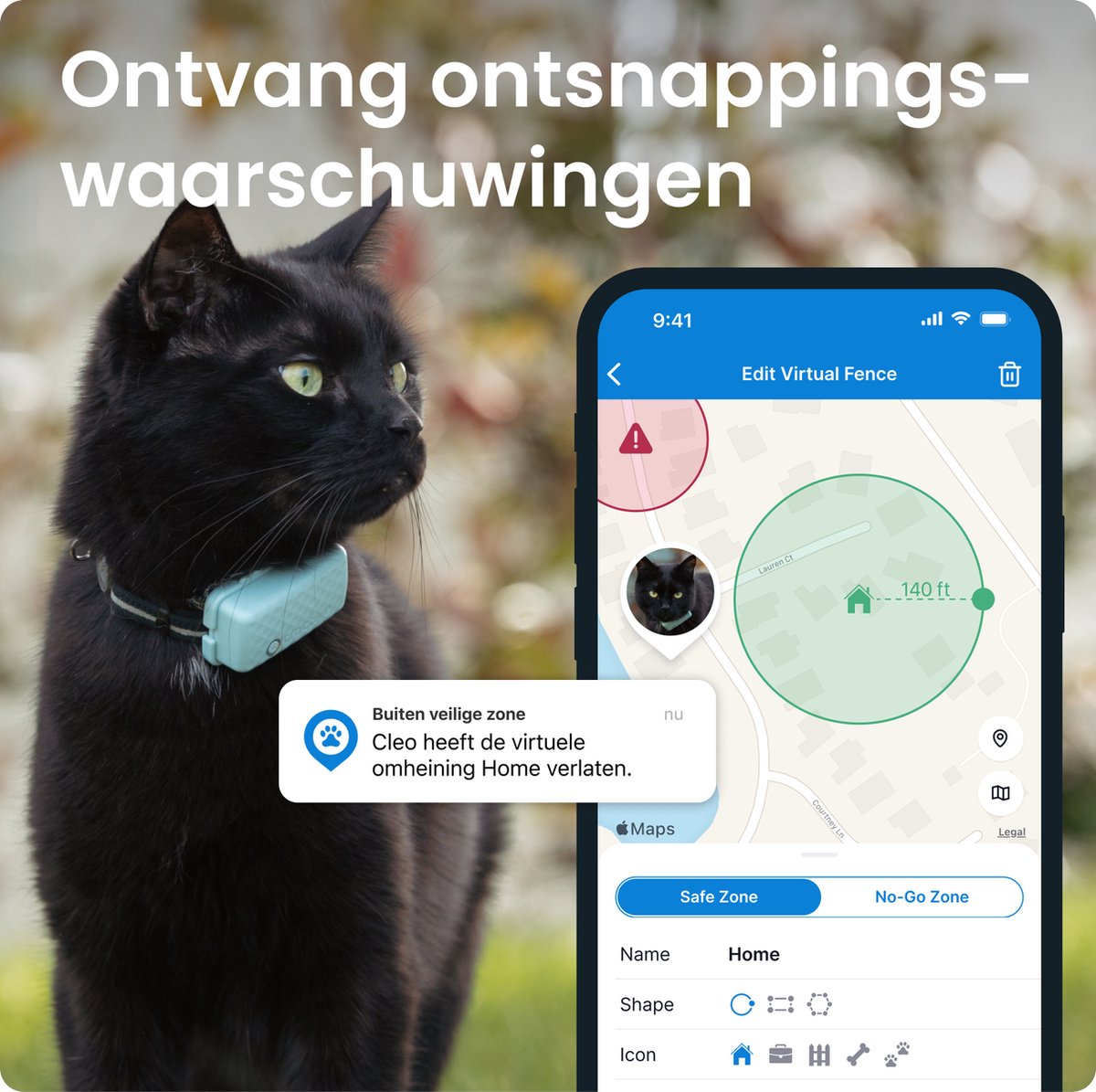 Tractive GPS CAT Mini - Kattentracker & Activiteitenmonitor thumbnail 5