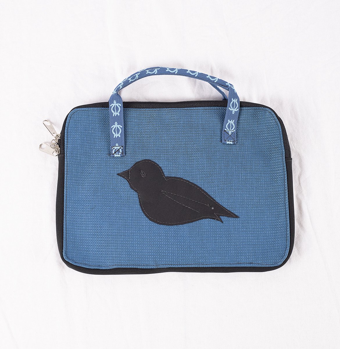 Recycle ipad tas | Procean | Zwarte vogel