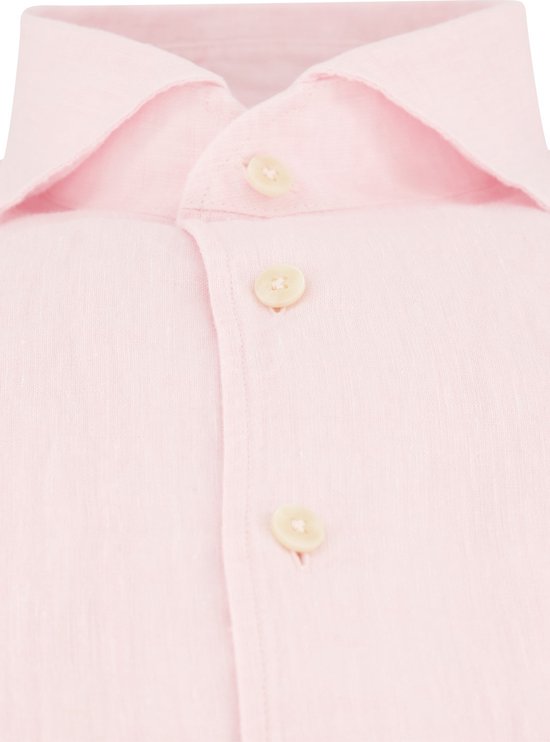 John Miller overhemd mouwlengte 7 roze