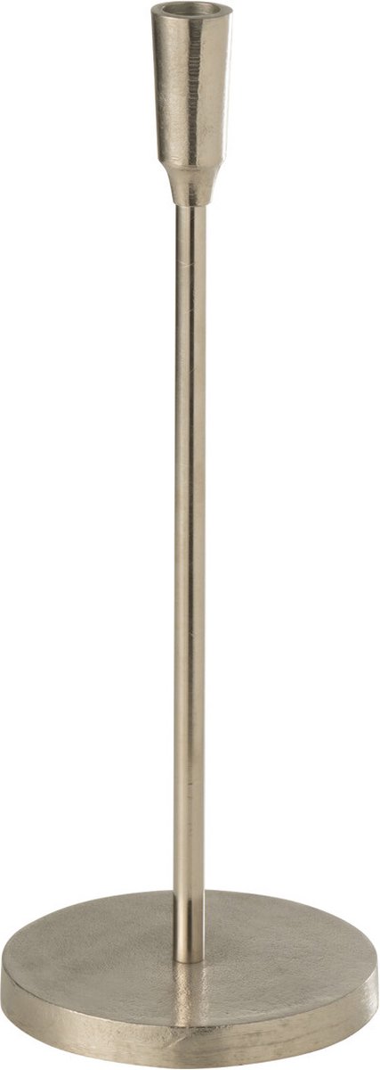 J-Line kandelaar - metaal - zilver - small