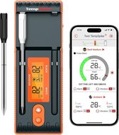 Bol.com Twin TempSpike Vleesthermometer Draadloos 150m Bluetooth Met Display - Geschikt voor Oven Grill - Vaatwasser Veilig aanbieding