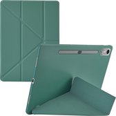 iMoshion Tablet Hoes Geschikt voor Lenovo Tab P12 - iMoshion Origami Bookcase tablet - Donkergroen