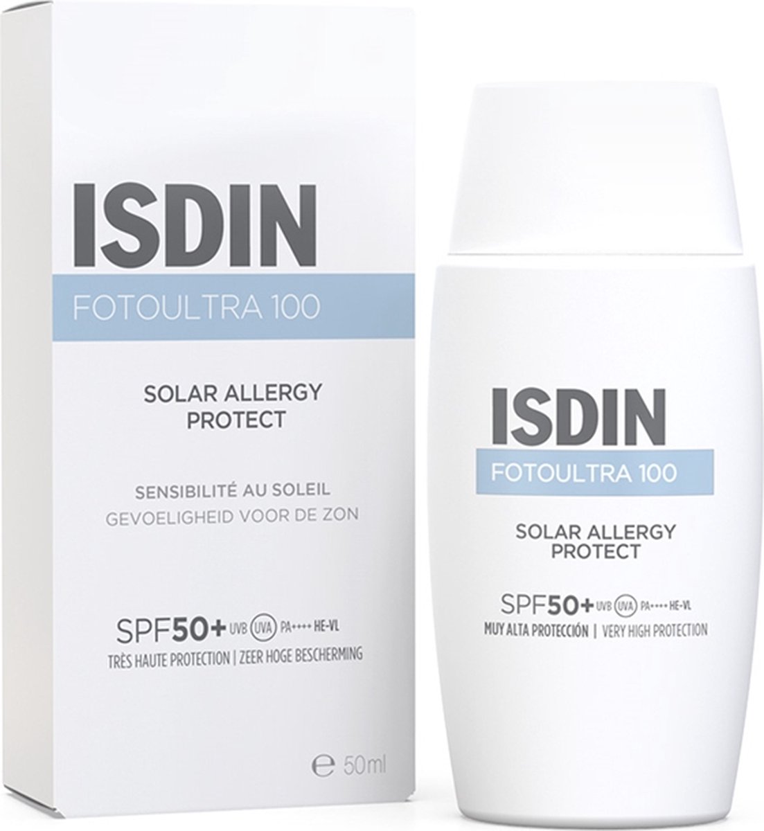 Goedkoopste Isdin UV Care Fluide Solar Allergy Protect SPF50 50ml