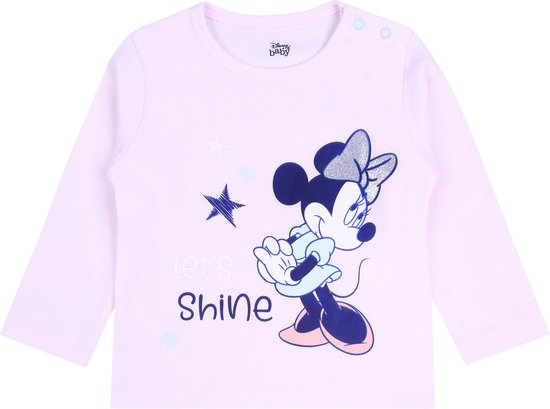 Roze baby Minnie Mouse Disney blouse