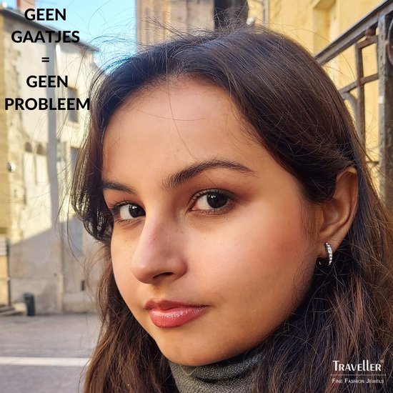 Clips oreilles Traveller - Femme - 15mm - Couleur argentée - 157322