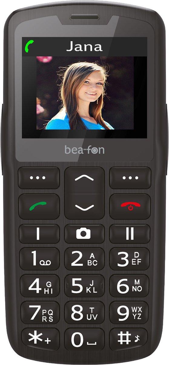 Beafon SL260 4G GSM telefoon voor senioren zwart