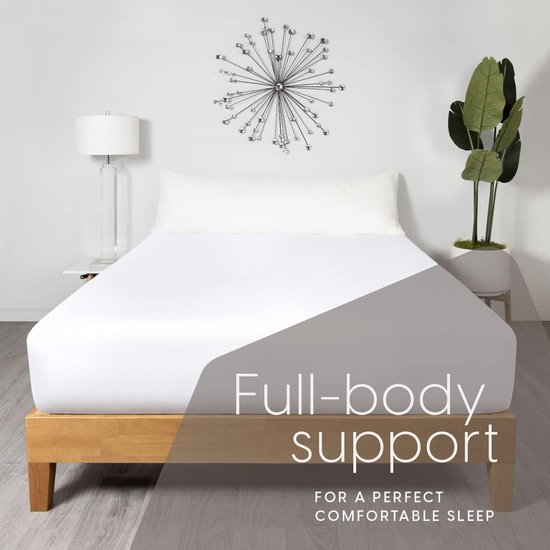 Milliard Body Pillow/Side Sleeper Pillow with Shredded Memory Foam