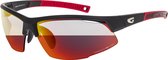 FALCON C Matt Zwart Photochromic Sportbril met UV400 Bescherming en Flexibel TR90 Frame - Unisex & Universeel - Sportbril - Zonnebril voor Heren en Dames - Fietsaccessoires - Rood