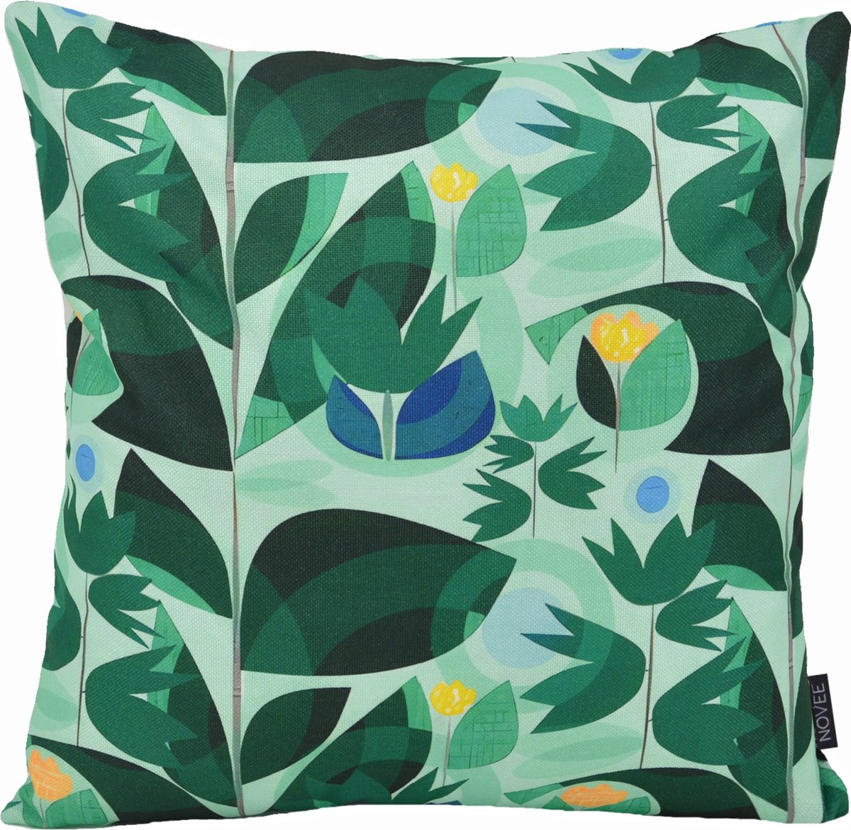 NOVÉE Sierkussen Botanical #6 Outdoor 45 x 45 cm Katoen Polyester