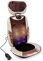 Massage stoel shiatsu - Massage stoel - 71 x 36 x 15 cm - Beige