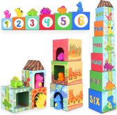 Kinderspeelgoed 1 2 & 3 Jaar - voor Meisjes en Jongens - Educatief Speelgoed - Montessori - Sensorisch - Leren Bouwen