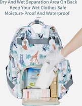 Insular Baby Diaper Backpack Fashion Mummy Travel Stroller Bag Large Capacity Mother Bag Carrying Pregnant Baby Nappy Backpack