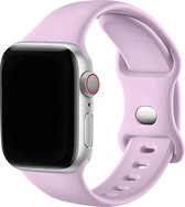 Innerlight® Sport - Lila Paars - 42/44/45/49mm - M/L - Siliconen bandje geschikt voor Apple Watch - Geschikt als Apple watch bandje voor Series 1/2/3/4/5/6/SE/7/8/9/Ultra