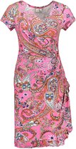 NED Jurk Jente 98 Ss Pink Paisley Print Tricot 24s4 X1419 03 401 Pink Dames Maat - S