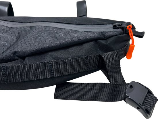 APlus - Fatbike/E-bike frame tasje - Multifunctioneel - Tas aan stang - Zwart - 4 L van APlus — afbeelding 4