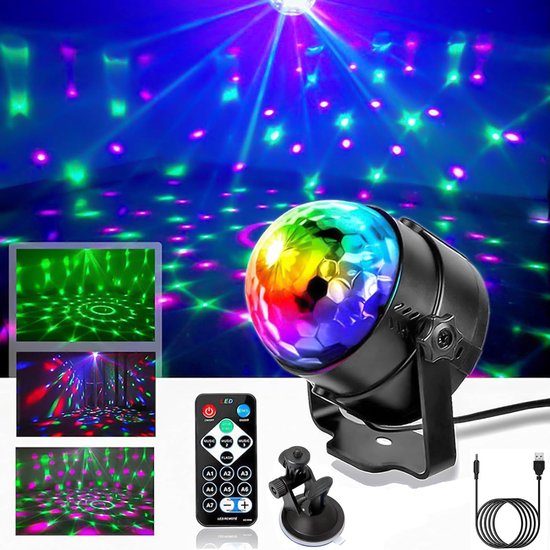 Discolamp - Party Discolaser - LED Disco - Multifunctioneel - Kinderen en Volwassenen