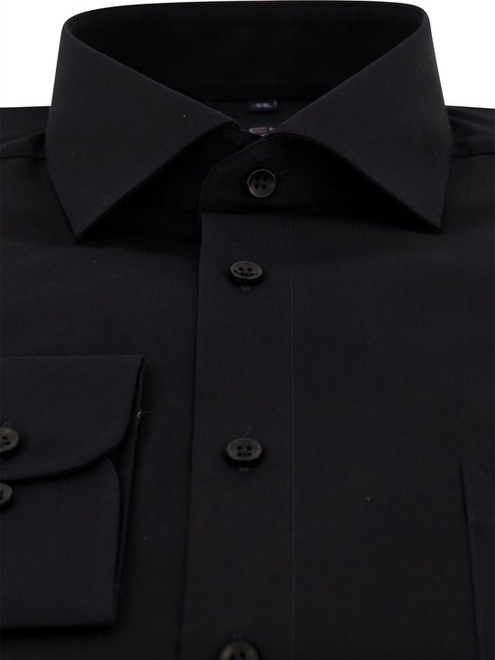 Casa Moda Chemise Uni Noir Kent Modern Fit - 43