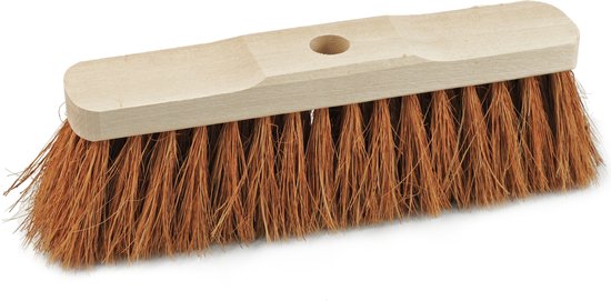 Sorex Bezem binnen - incl. stokhouder - kokos - 40 cm - steel 140 cm - kamerveger van Sorex — afbeelding 3