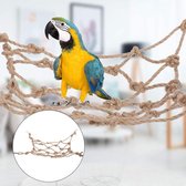 Speelgoed voor parkieten, vogel, klimmer, speelplaats, klimtouwrek, vogelspeelplaats, hangbrug, vogelkooi, accessoires, schommelspeelgoed voor papegaai, golfkiet, nimfenkittich Conure Lovebird (S)