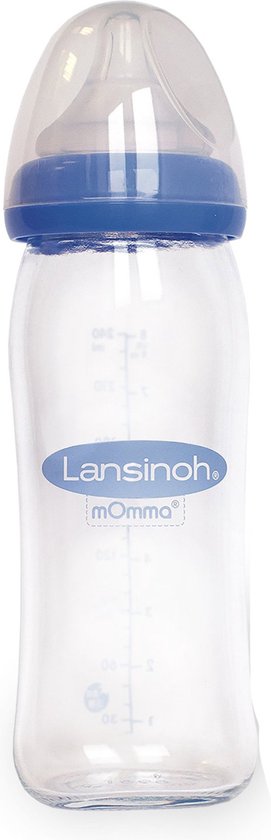 Lansinoh - NaturalWafe Glazen Babyfles - 240 ml - Copy