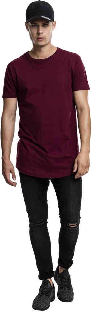 Urban Classics Shaped Long Heren Tshirt 5XL Rood