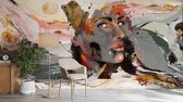 synchronisation | Miriam Vleugels - Papier peint - Deep Contrast - 450 cm de large - 265 cm de haut