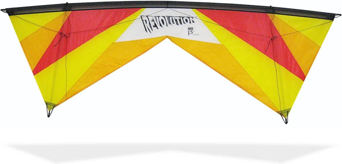 Stuntvlieger Revolution EXP Reflex yellow-orange-red VSRV00111 Oranje 236 x 79 cm