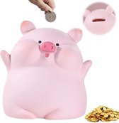 Spaarvarken voor kinderen - Onbreekbare munt spaarpot - Kinderdecoratie speelgoed - Roze