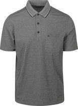 Casa Moda - Polo Donkergrijs - Regular-fit - Heren Poloshirt Maat L