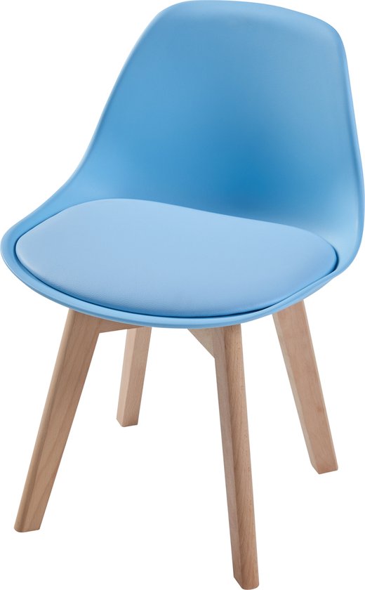 Kinderstoel Elvdal 56x38x33 cm set van 2 hemelsblauw [en.casa] van Kinder — afbeelding 4