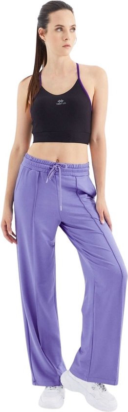 La Pèra - Pantalons de survêtement Femme - Pantalons d'entraînement Femme - Pantalons de survêtement Femme - Violet - Taille XL