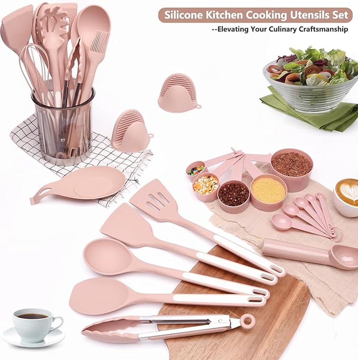 kitchen utensil set - Keukenhulpset - Keukengerei 26 pieces